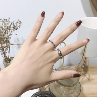 NHẪN THỜI TRANG TRÁI TIM NAM NỮ UNISEX PHONG CÁCH RETRO VINTAGE HOT TREND HÀN QUỐC, ÂU MỸ 292- 1CARA