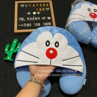 GỐI CỔ CÓ NÓN ĐÔREMON và DISNEY BÔNG MỊN HÀNG THAILAND - GỐI CỔ DU LỊCH KÈM NÓN