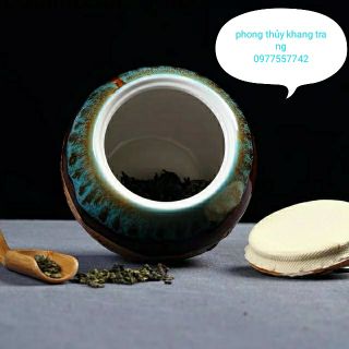 HŨ ĐỰNG TRÀ GỐM SỨ
