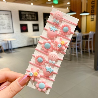 Set 10 cột tóc hoạt hình dễ thương cho bé