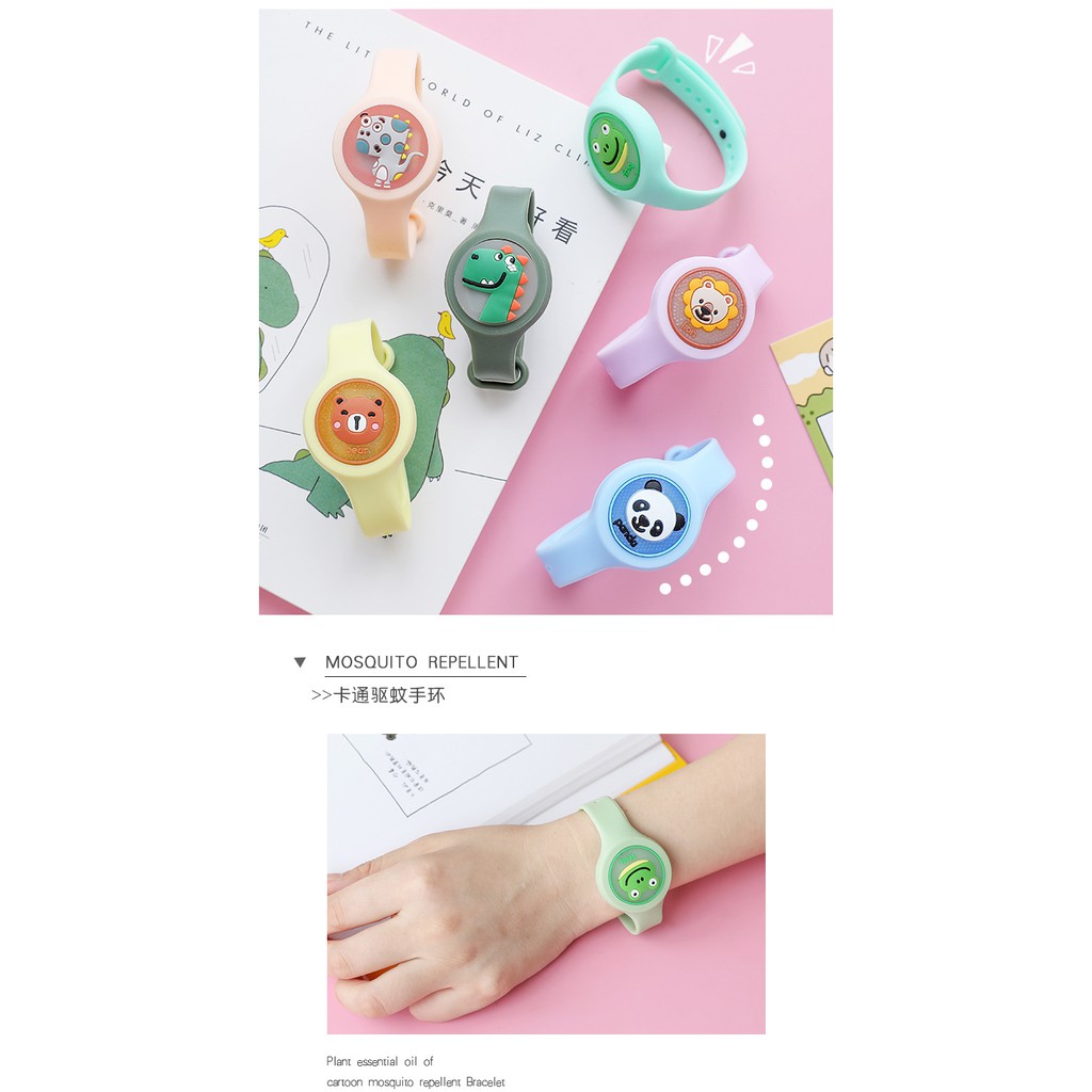 Vòng Tinh Dầu Đuổi Muỗi Có Đèn Phát Sáng Cho Bé; Đồng Hồ Đồ Chơi Đuổi Muỗi