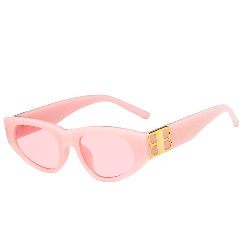 (KIQI-FASHION) COD Kính Mát Gọng Mắt Mèo Phong Cách Retro