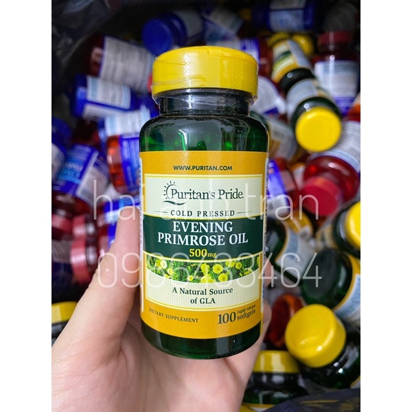 Viên uống Tinh dầu hoa anh thảo 500mg Puritan Mỹ