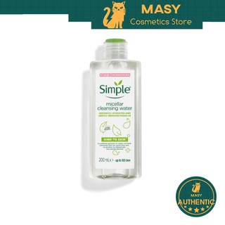 Nước Tẩy Trang Simple Micellar Cleansing Water 200ml