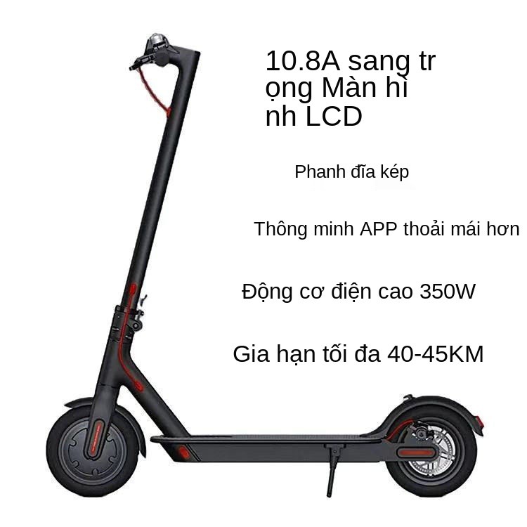 8,5 inch của cùng một mẫu xe điện dành cho người lớn pin lithium hai bánh có thể gập lại tay ga lái