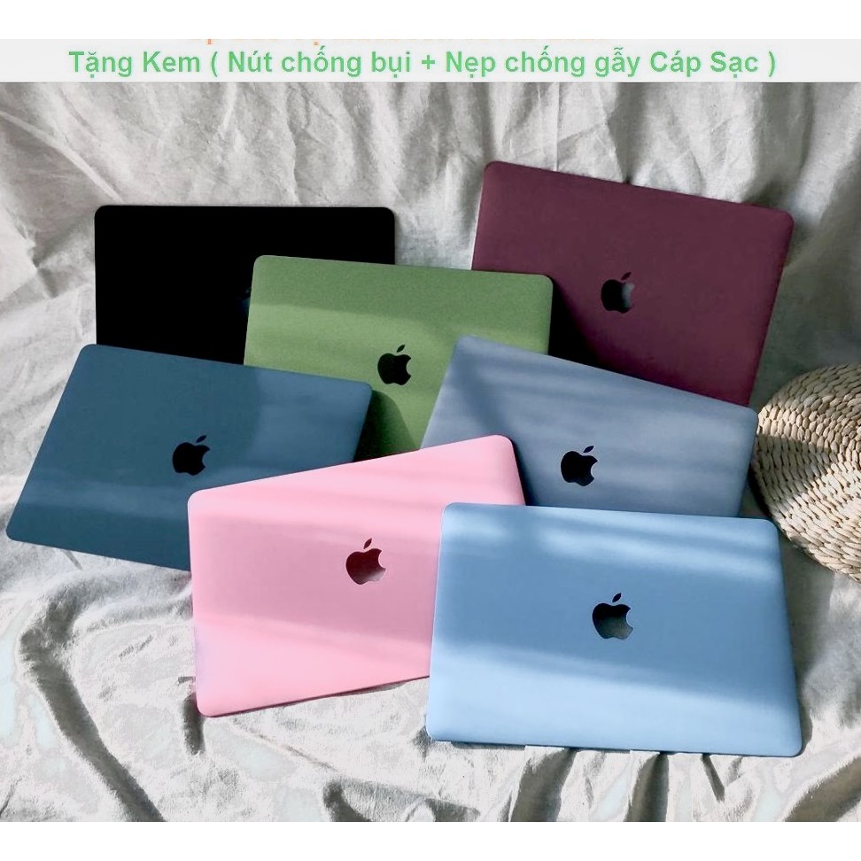 Ốp, Case cho Macbook 11/12/13/15inch (Tặng Kèm Nút Chống Bụi + Bộ kẹp chống gãy sạc) | BigBuy360 - bigbuy360.vn