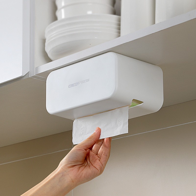 Hộp đựng giấy treo tường đa năng có thể đựng giấy treo ngược