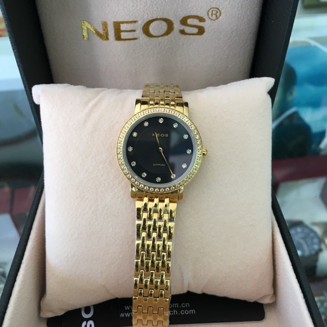 ĐỒNG HỒ NỮ NEOS L40577A CHÍNH HÃNG KÍNH SAPPHIRE VIỀN ĐÁ SIÊU MỎNG