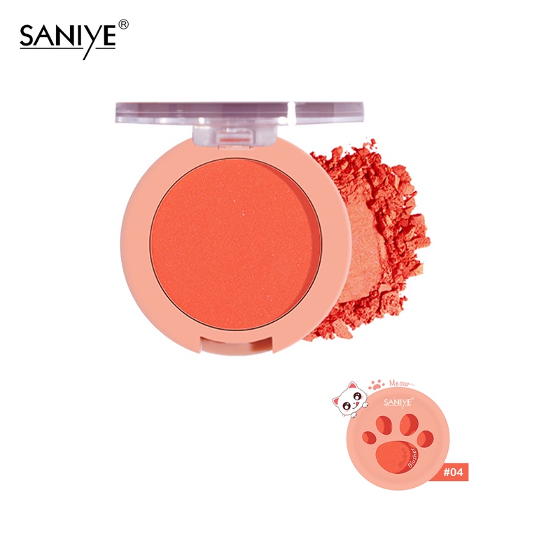 Phấn Má Hồng SANIYE E0119 10 Màu Tùy Chọn Trang Điểm Thời Trang 8g