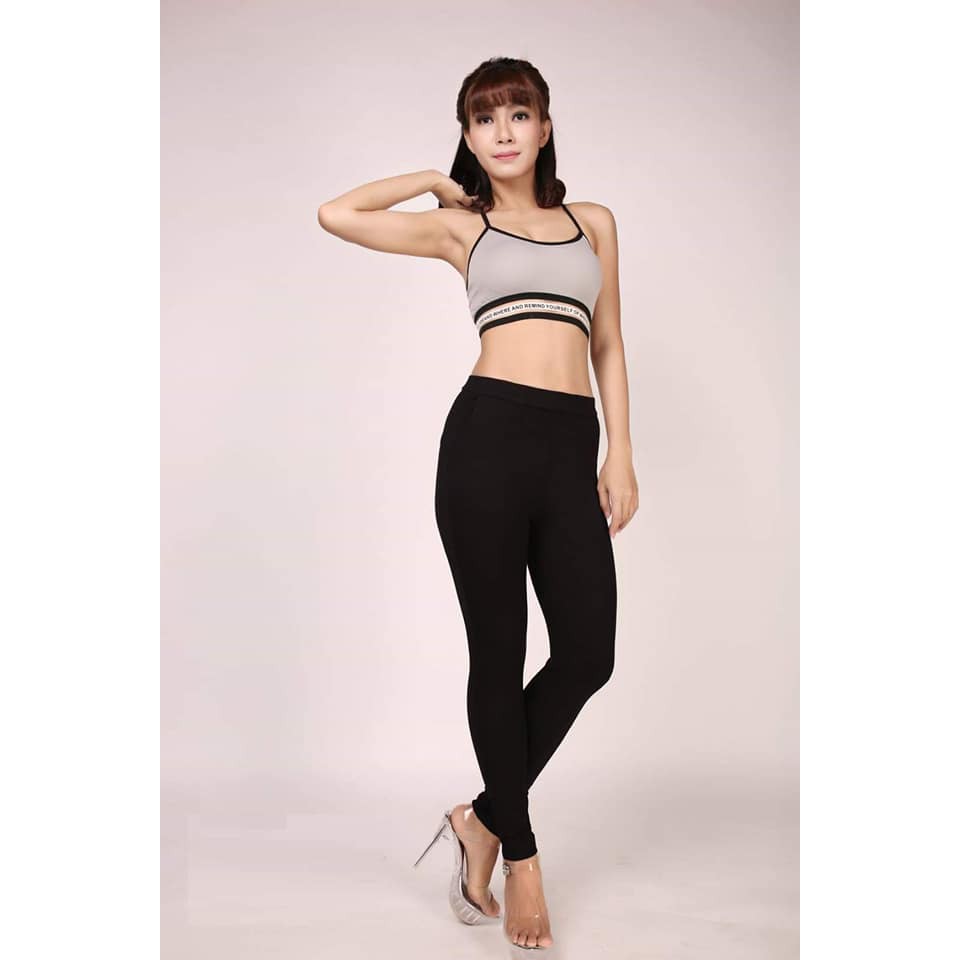 Quần Legging Nữ W-A-R-M🍀FRRESHIP🍀Quần Thun Lưng Cao  Vải Cao Cấp Siêu Co Giãn Hàng VNXK