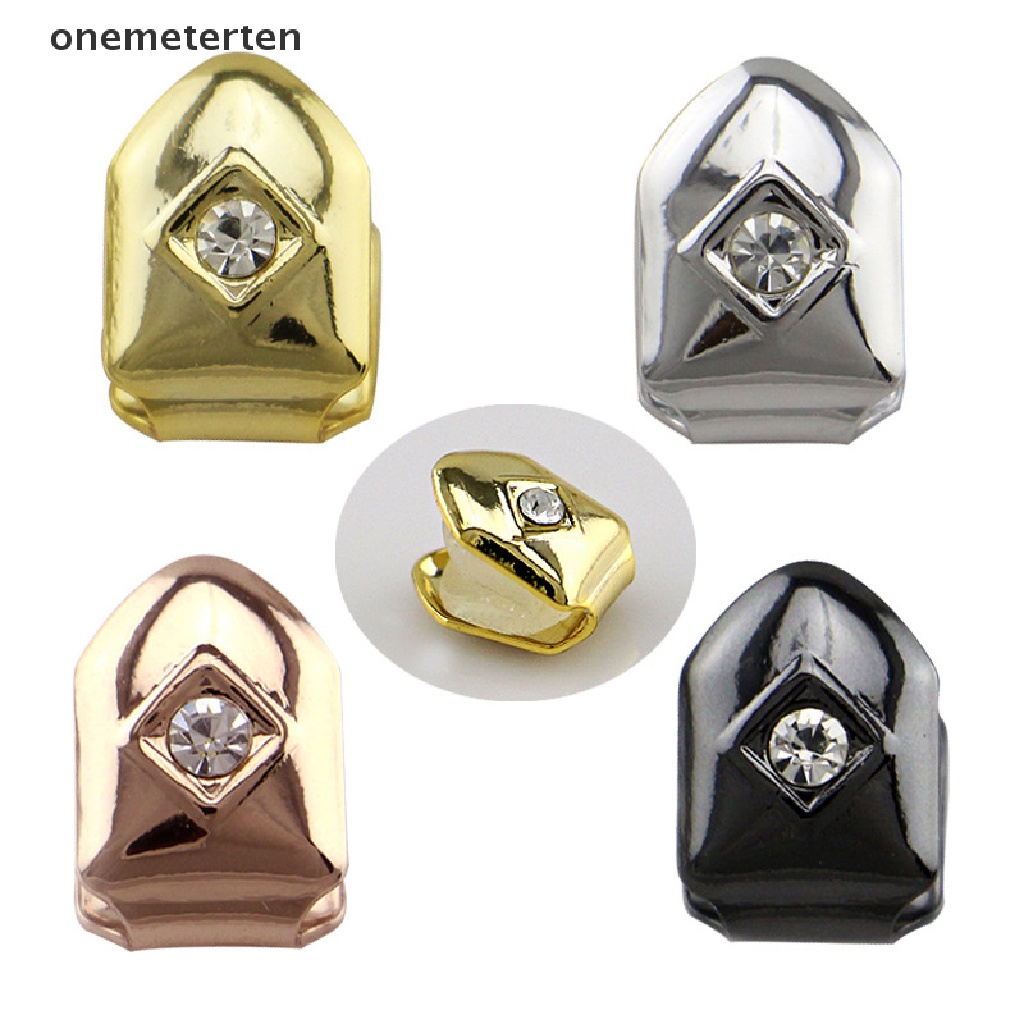 Rten New Single Hip Hop Teeth Grillz Removable Grills Dental Mouth Punk Teeth Caps n