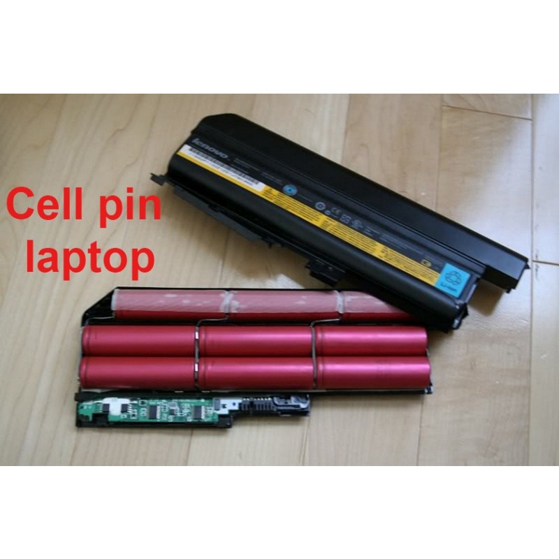 Pin Laptop Cũ ,Hỏng Lấy Cell Pin 18650  Dùng Cho Quạt Tích Điện,Chế Sạc Dự Phòng