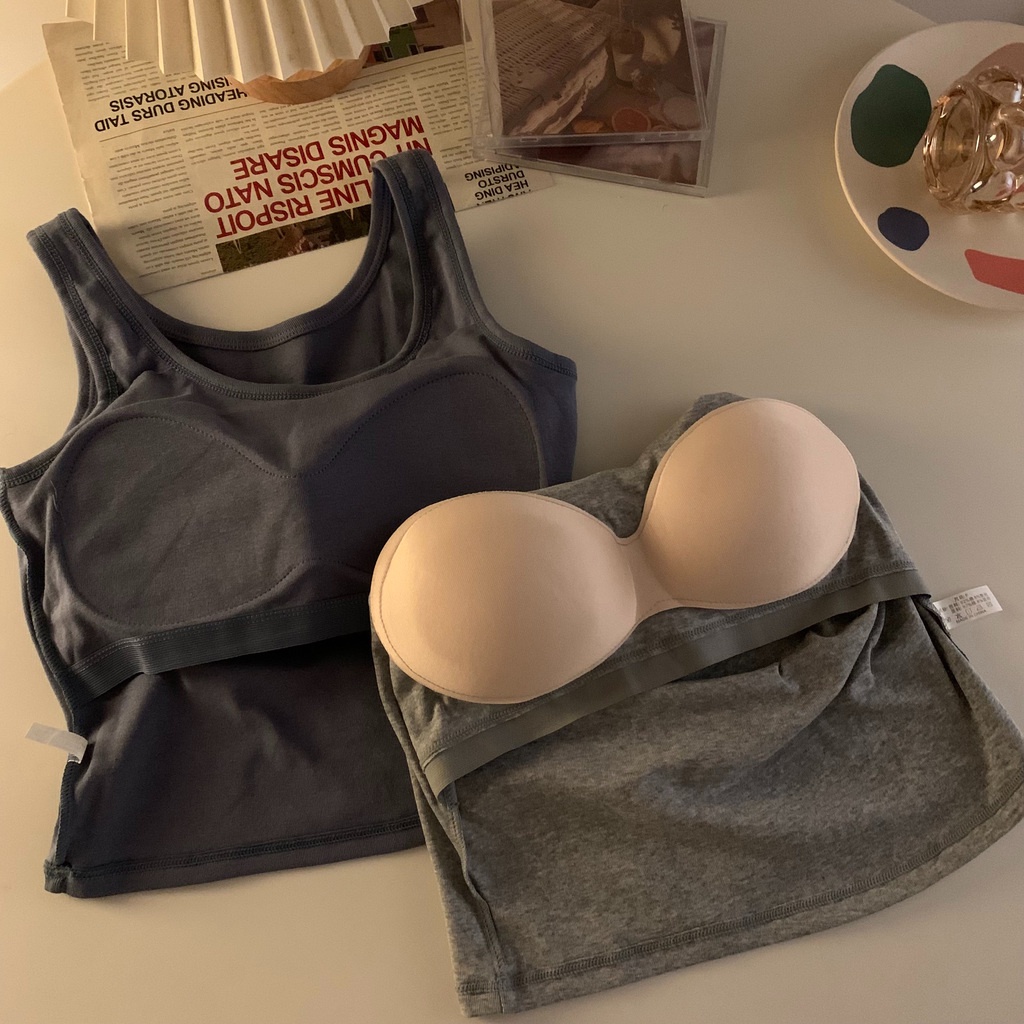 Áo Ống Thể Thao Hai Dây Hở Lưng Dáng Ôm Thêu Họa Tiết Thời Trang Mùa Hè Dành Cho Bạn Nữ