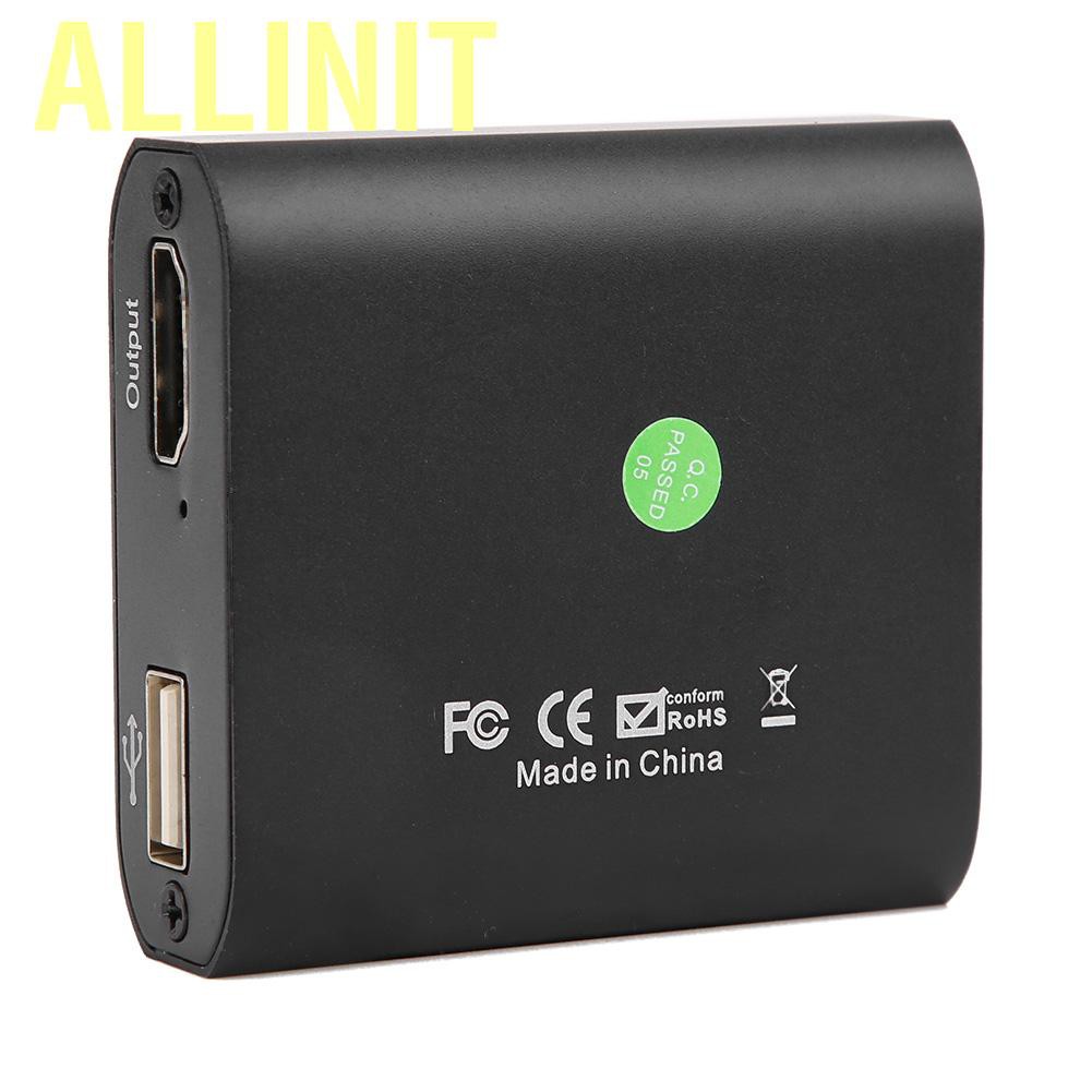 Allinit 1080P 4K HDMI Video Capture Card HD Live USB to with Loop Out