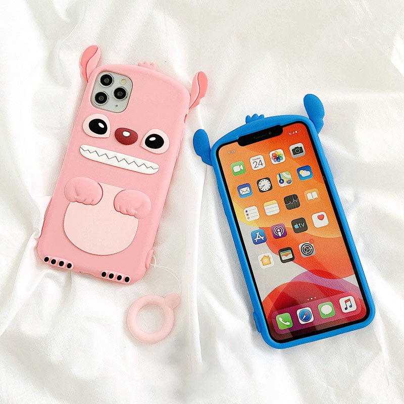 Ốp lưng iphone Stick kèm móc đeo 5/5s/6/6plus/6s/6splus/7/7plus/8/8plus/x/xr/xs/11/12/pro/max/plus/promax | BigBuy360 - bigbuy360.vn