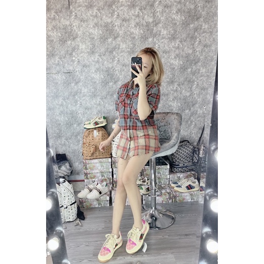 Giày GC ST Nam Nữ 2 Bản Xanh Hồng Thể Thao Thời Trang Hàng Đẹp Full Box