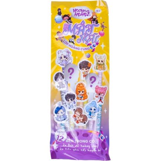 Hàng chính hãng HooHooHaHa® - Bộ 2 Bút Chì Đầu Gôm Tẩy Lớp Hoàng Cung – Lớp Học Mật Ngữ - Màu Vàng