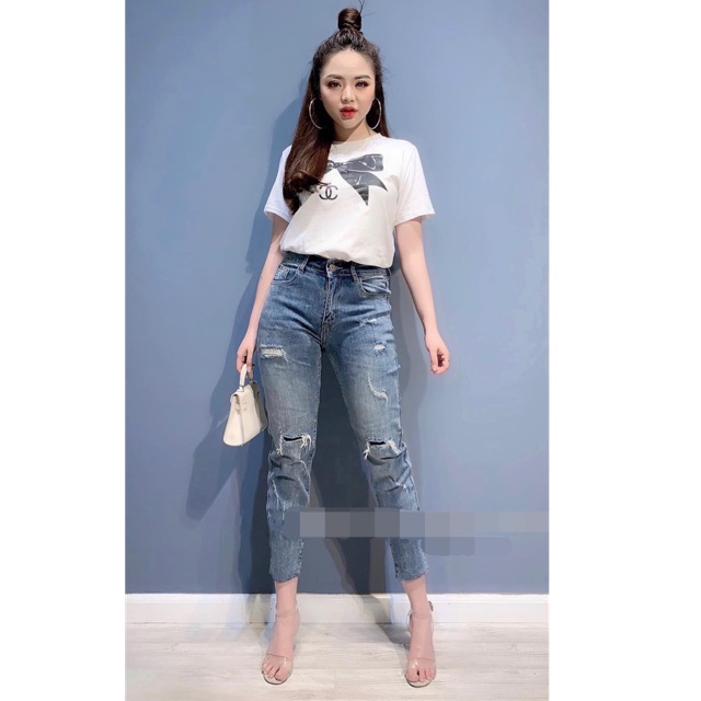 [SIZE ĐẠI] QUẦN JEAN 9 TẤC ĐẮP VÁ BỤI 2733