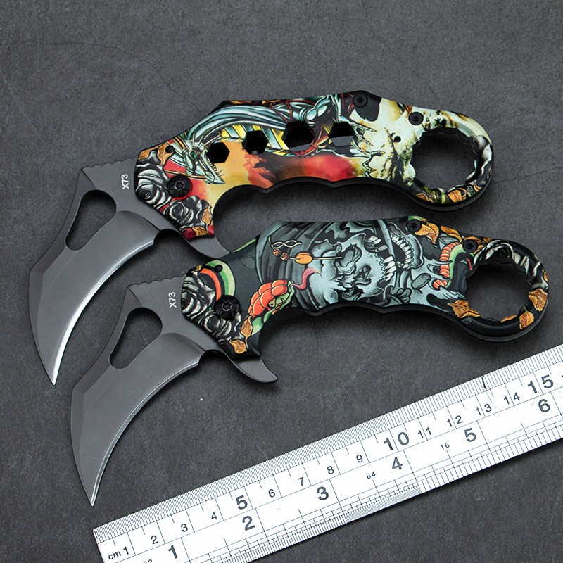 [ RẺ NHẤT SHOPEE] KARAMBIT EDC SƠN CHẮC, 3D NỔI, THÉP KHÔNG GỈ