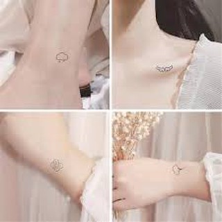Set hình xăm mini dán chống nước cute