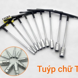 Tay vặn khẩu chữ T, xiết mở ê cu ốc vít