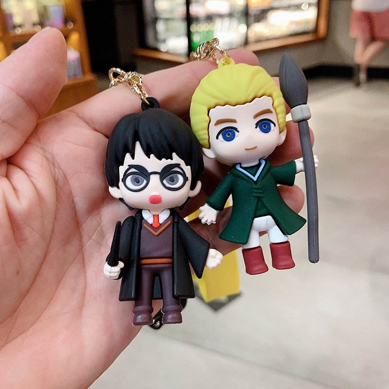 Móc khóa PVC kiểu búp bê Hermione Malfoy dễ thương