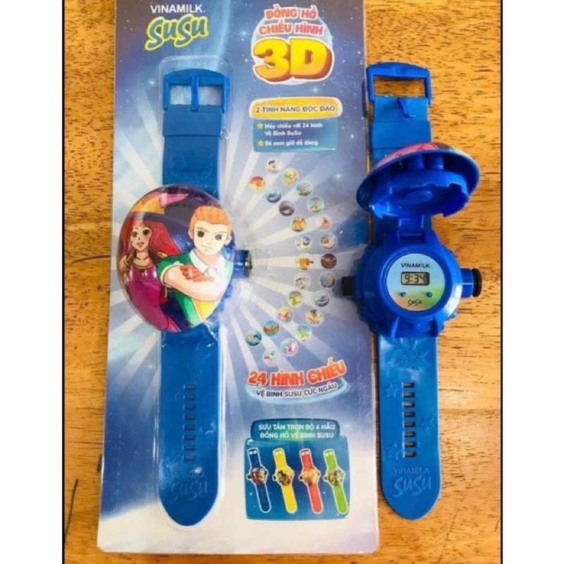 Đồng Hồ Đèn Chiếu 3D Cực Ngầu 20 Hình Ngộ Nghĩnh