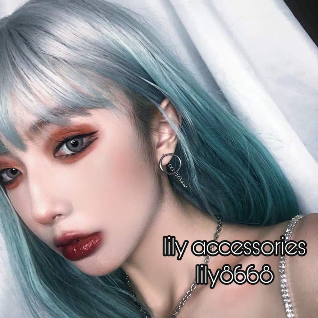 Circle Chain khuyên tai titan tròn xích không gỉ không đen không dị ứng nam nữ Uniex