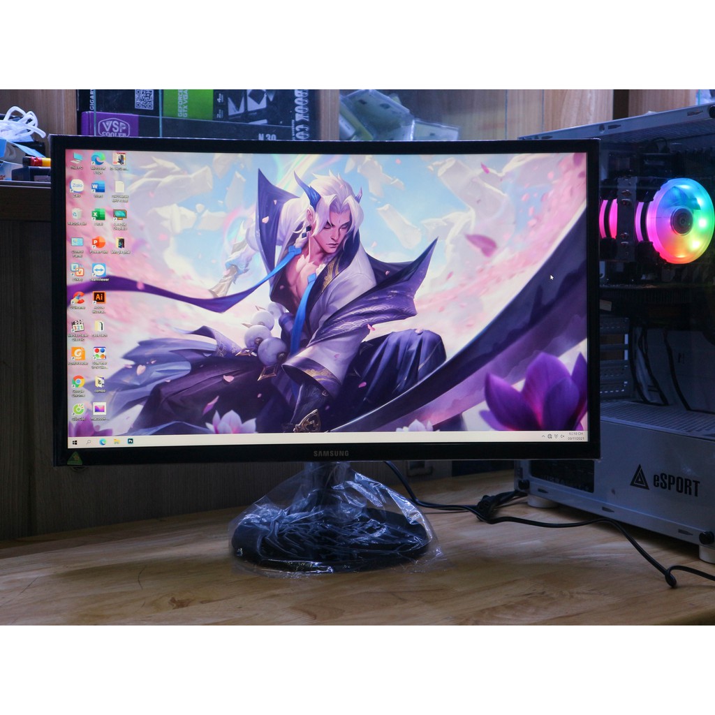 Màn hình cong Samsung 24inch LC24F390 - Hàng chính hãng