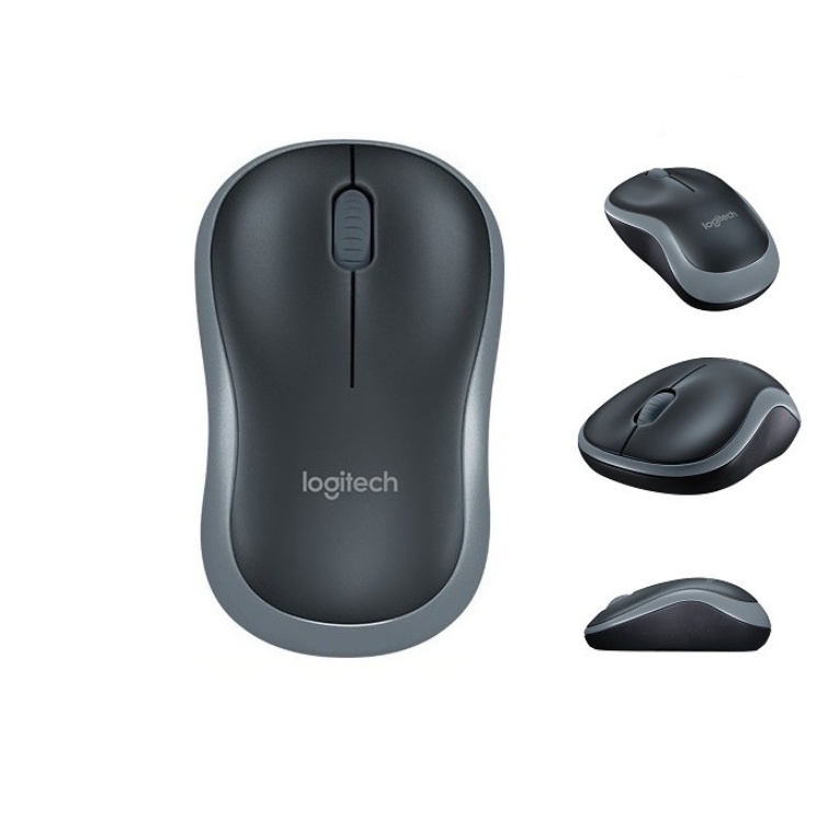Chuột không dây Logitech B175 - Kết nối USB Receiver - Hàng Chính Hãng