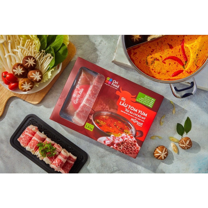 Lẩu TomYum ba chỉ bò Mỹ 1.3kg | BigBuy360 - bigbuy360.vn