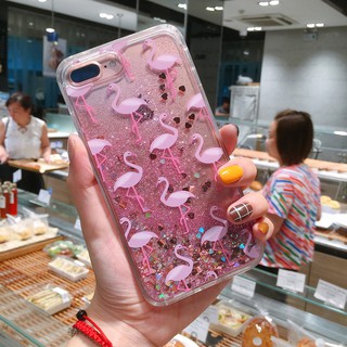 Ốp nhũ hình ảnh hạc cho Iphone