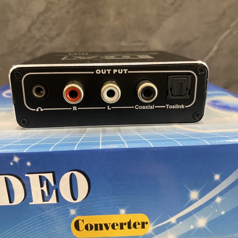 Bộ chuyển đổi quang âm thanh Optical HIFI sang AV Audio Cao Cấp có nút chỉnh âm lượng cao cấp [ kèm dây quang ] DM9971