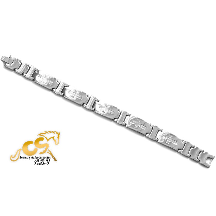 Lắc inox nam thời trang kiểu thánh giá đẹp giá rẻ nhất thị trường