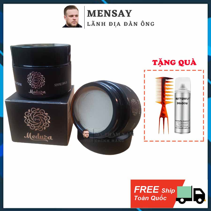 Sáp vuốt tóc MEDUSA 60g chính hãng, giữ nếp cao, hút mồ hôi dầu siêu tốt, Hanz Quicksand VN