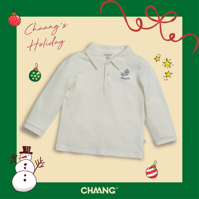 [Chaang] Áo Polo cho bé trai Chaang có size từ 6-36M