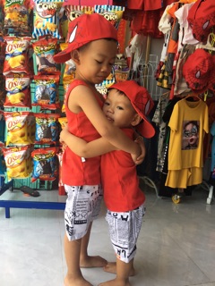 Combo 10 áo 3 lỗ borip bé trai bé gái