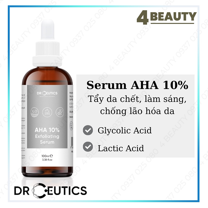 Dung Dịch AHA DrCeutics Tẩy Da Chết Làm Sáng Và Chống Lão Hóa Da
