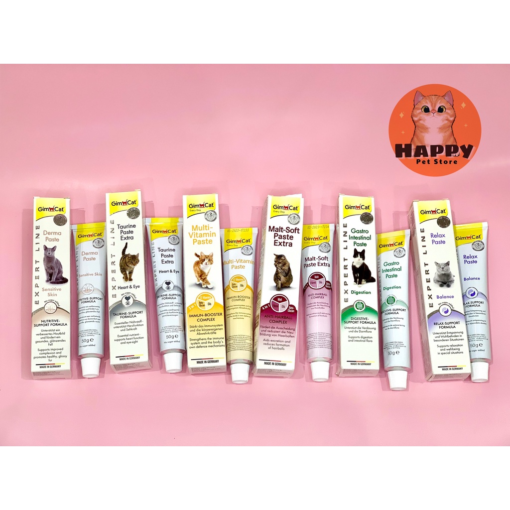 GEL DERMA GIMCAT LÀM ĐẸP VÀ HỖ TRỢ LÔNG DA CHO MÈO 50G NHẬP ĐỨC