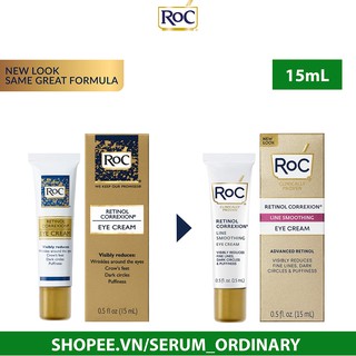 RoC Retinol Correxion Eye Cream - Kem dưỡng giảm nếp nhắn, bọng mắt ( 30mL )