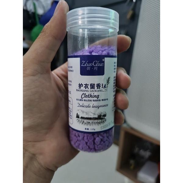 Hạt giặt xả quần áo lưu hương 110g