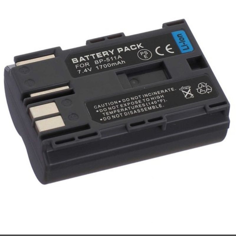 Pin Máy Ảnh BP-511A Cho Canon 5D 10D 20D 30D 40D 50D 300D G5 G6 SLR Camera Battery Cao Cấp