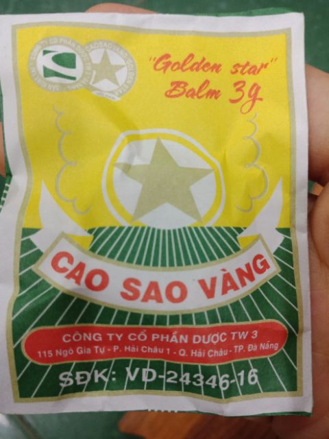 Cao sao vàng TW3 Golden Star Balm 3g