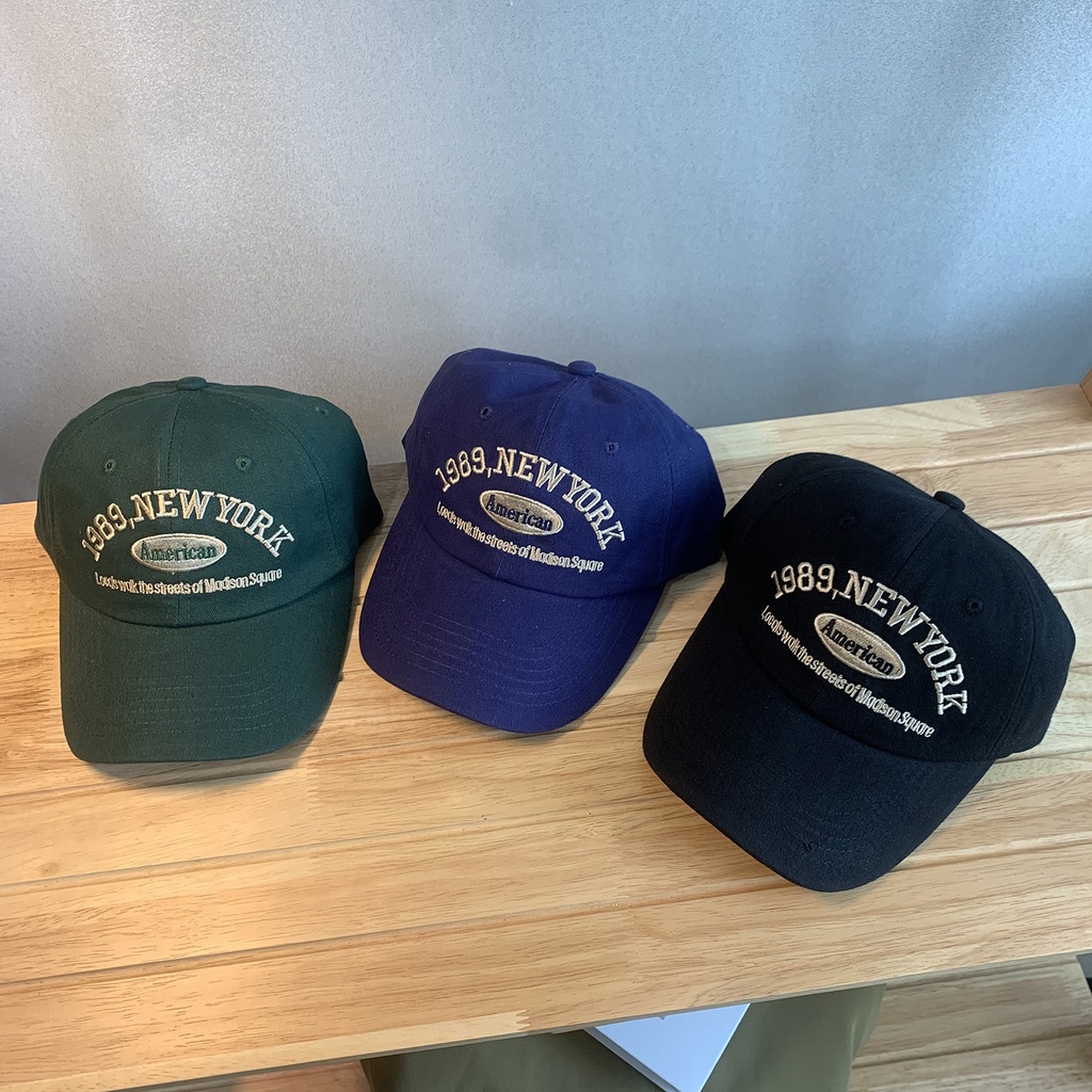 Mũ Lưỡi Trai Mềm Thêu Chữ Phong Cách Hàn Quốc