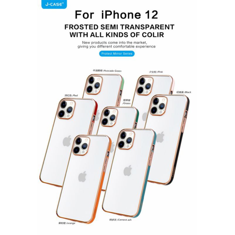 Ốp lưng meka giả iphone 12 cho iPhone 11 Pro Max/ 11 Pro/ 11/ Xs Max/ XR/ XS/ 7 Plus/ 8 Plus hiệu J-Case chống ố màu