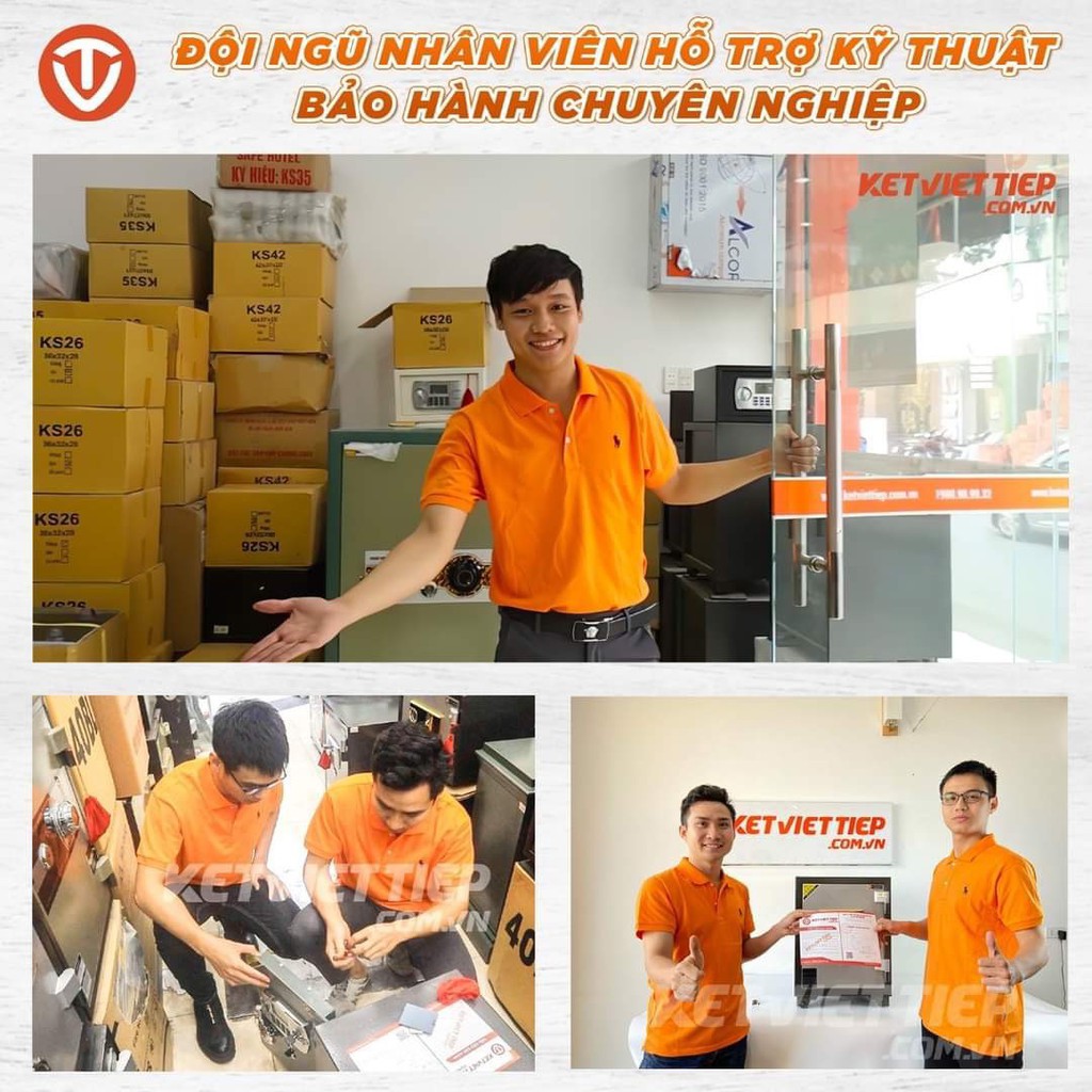 Két Sắt Mini Việt Tiệp K46BL Khóa Cơ Chuẩn Phong Thủy Nặng 55Kg, Két Sắt Gia Đình Cỡ Vừa Sản Phẩm Của Công Ty Két Việp