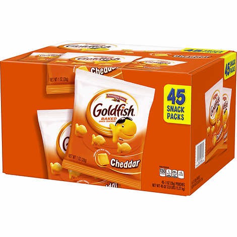 (Nhập US) Bánh cá Phomai Goldfish 28g [date 08/2022]