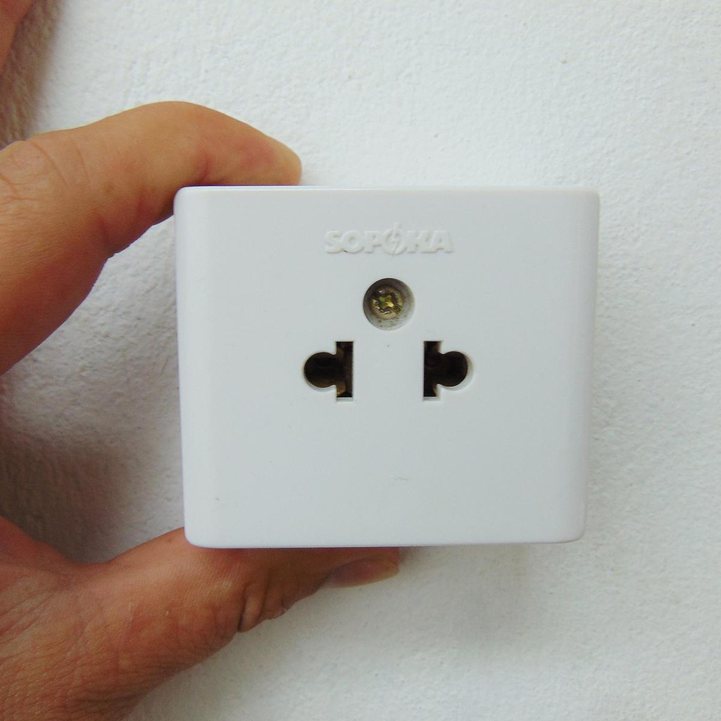 Ổ cắm điện đơn, đôi, 1 ổ cắm, 2 ổ cắm 10A