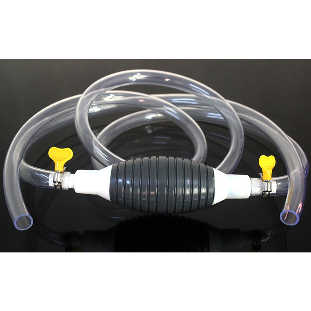 [Coco] Fuel Pump Manual Tank Suction Hose PVC Portable Car Oil Sucker Accessory with Transparent Tube