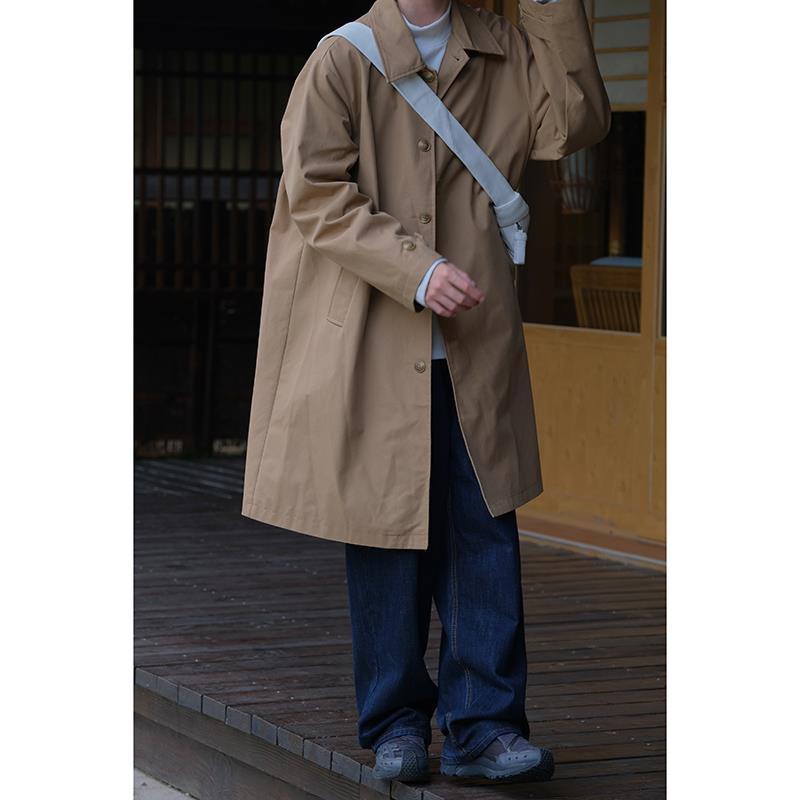 Cola life Quần Jean Ống Suông Rộng Màu Xanh Dương Đậm Mùa Thu Nhật Bản Mặc Thường Ngày Cho Nam Và Nữ